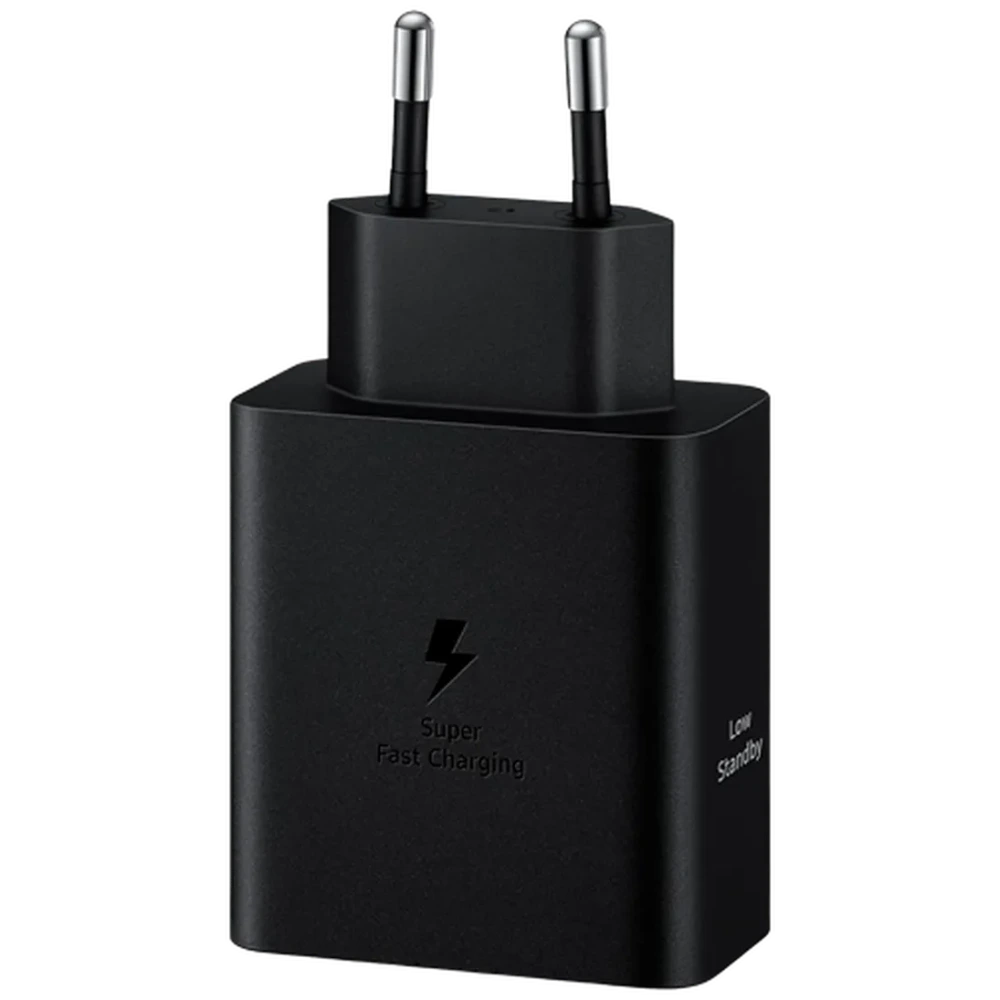 Samsung Dual USB-C Fast Charger – 50W Power Adapter | Black - Image 2