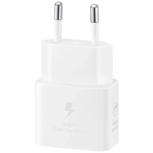 Samsung USB-C Fast Charger 25W T2510 + USB-C Cable White - Image 2