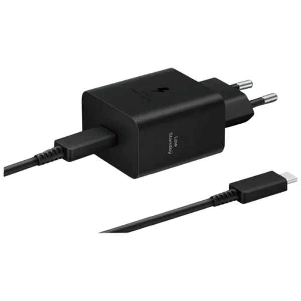 Samsung USB-C Fast Charger 45W with USB-C Cable (EP-T4510) – Black