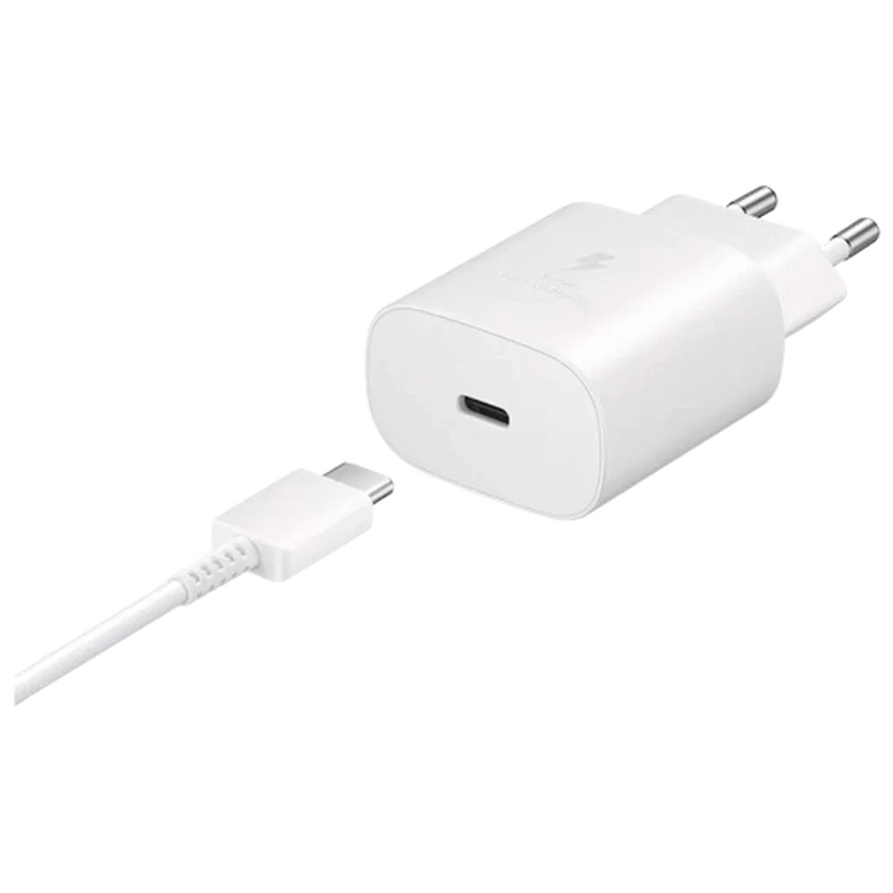 Samsung 25W USB-C Fast Charger with USB-C Cable – EP-TA800 – White - Image 3
