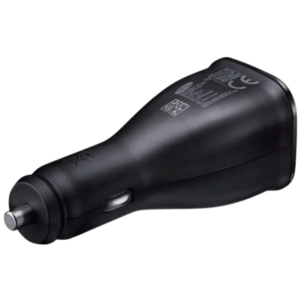 Samsung EP-LN920 Fast Car Charger – Dual USB Ports + USB-C Cable – Black - Image 3