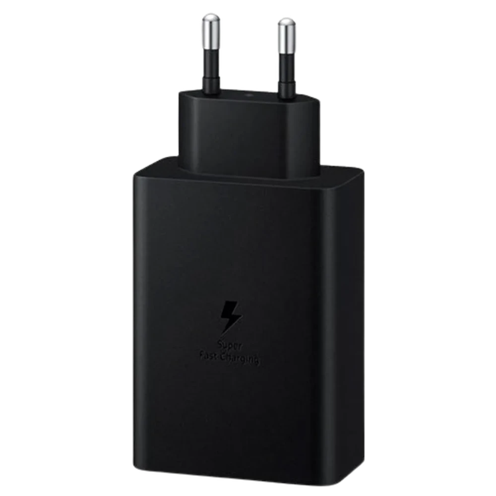 Samsung 65W 3-Port USB Fast Charger – Black - Image 3