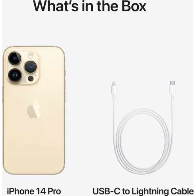 Apple iPhone 14 Pro - 128GB - Gold - Image 11