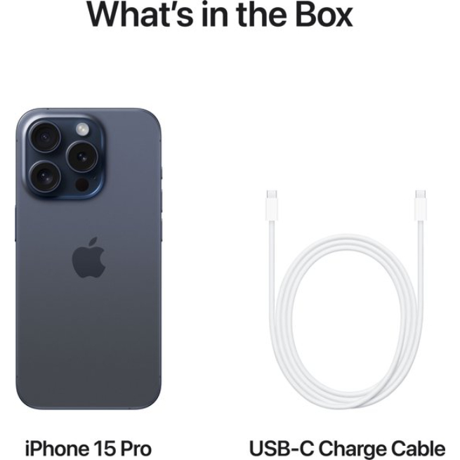 Apple iPhone 15 Pro - 128GB - Blue Titanium - Image 11