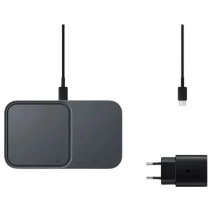 Samsung EP-P5400 Dual Fast Wireless Charging Pad – 15W + Adapter – Black