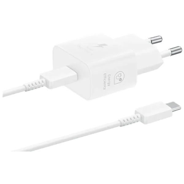 Samsung USB-C Fast Charger 25W T2510 + USB-C Cable White