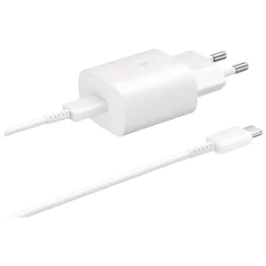 Samsung 25W USB-C Fast Charger with USB-C Cable – EP-TA800 – White