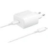 Samsung USB-C Fast Charger 45W with USB-C Cable – EP-TA845 – White