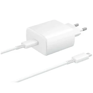 Samsung USB-C Fast Charger 45W with USB-C Cable – EP-TA845 – White