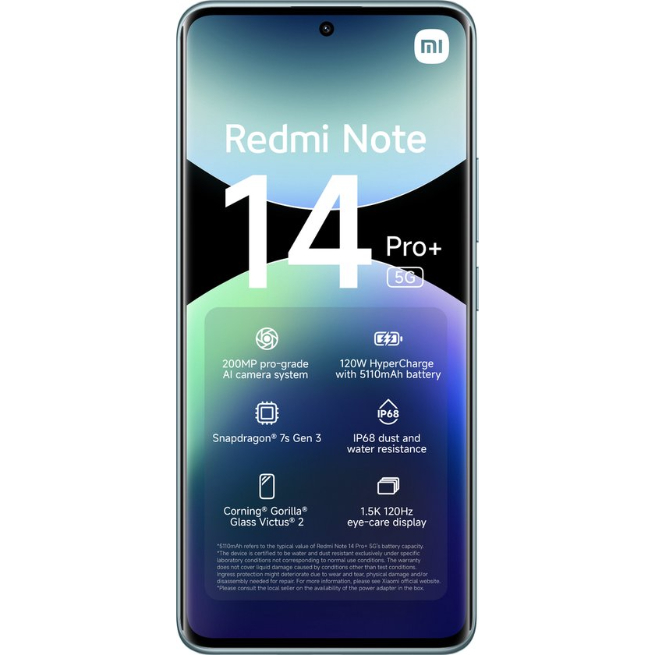 Xiaomi Redmi Note 14 Pro+ - 5G - 8GB/256GB - Frost Blue - Image 12