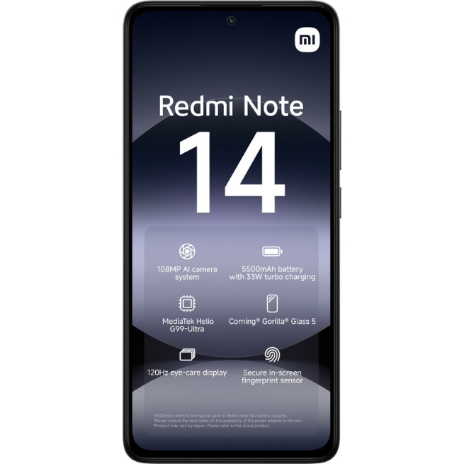 Xiaomi Redmi Note 14 - 8GB/256GB - Midnight Black - Image 11