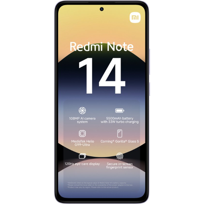 Xiaomi Redmi Note 14 - 8GB/256GB - Mist Purple - Image 9