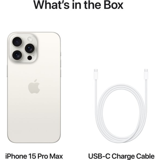 Apple iPhone 15 Pro Max - 512GB - White Titanium - Image 10